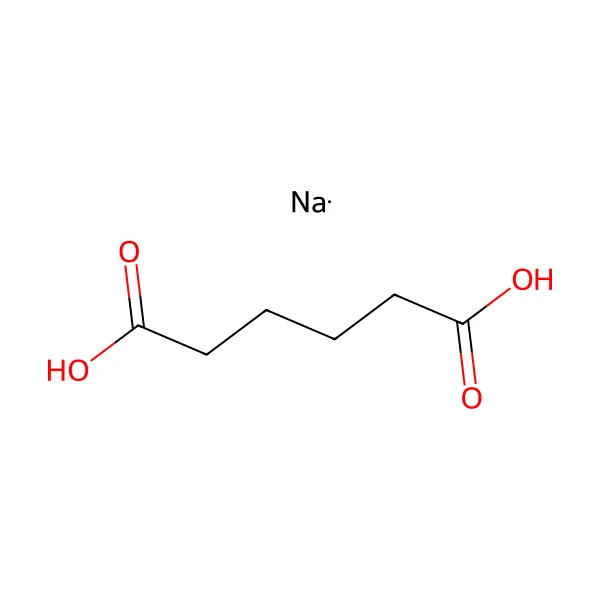 Disodyum adipat molekül yapısı — CAS 7486-38-6