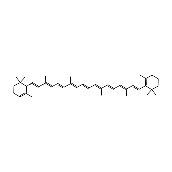 Alfa-Karoten molekül yapısı — CAS 7488-99-5
