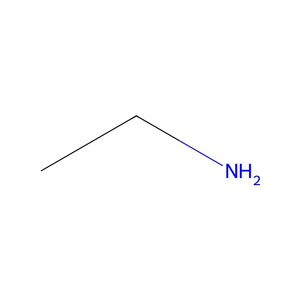 Etilamin molekül yapısı — CAS 75-04-7