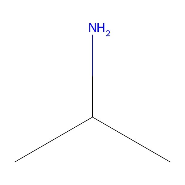 İzopropilamin molekül yapısı — CAS 75-31-0