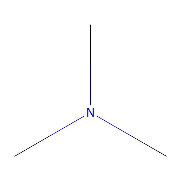 Trimetilamin molekül yapısı — CAS 75-50-3