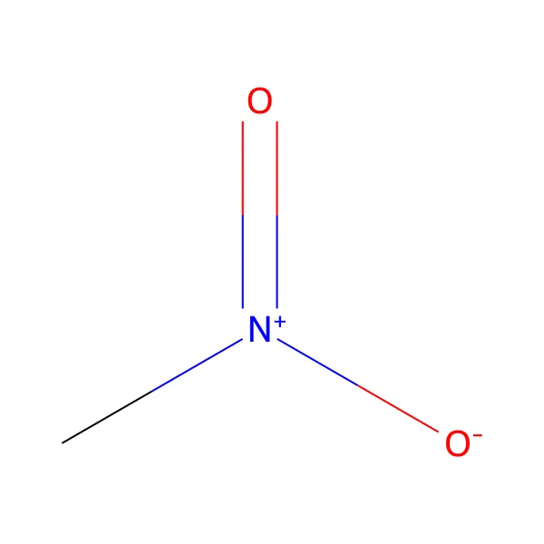 Nitrometan molekül yapısı — CAS 75-52-5