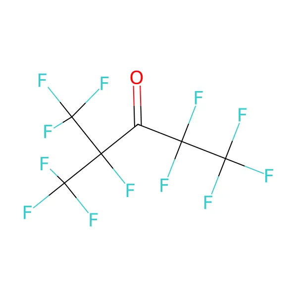 Perfloro(2-metil-3-pentanon) molekül yapısı — CAS 756-13-8