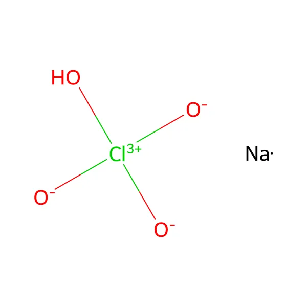 Sodyum perklorat molekül yapısı — CAS 7601-89-0