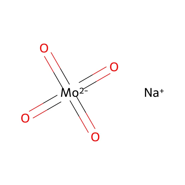 Sodyum molibdat molekül yapısı — CAS 7631-95-0