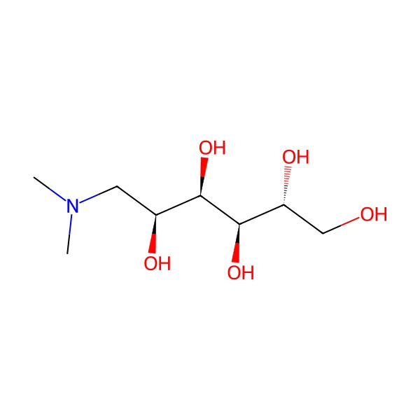 N,n-dimetilglukamin molekül yapısı — CAS 76326-99-3