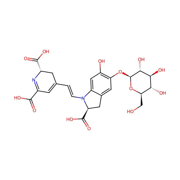 Betanin molekül yapısı — CAS 7659-95-2