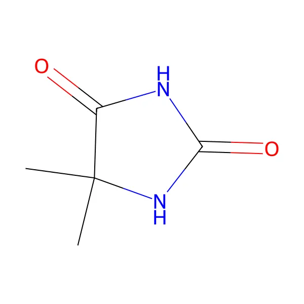 Dimetilhidantoin molekül yapısı — CAS 77-71-4