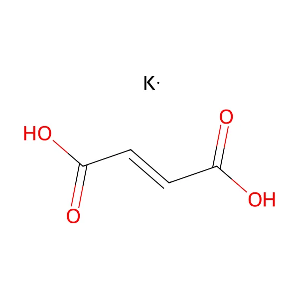 Potasyum fumarat molekül yapısı — CAS 7704-72-5