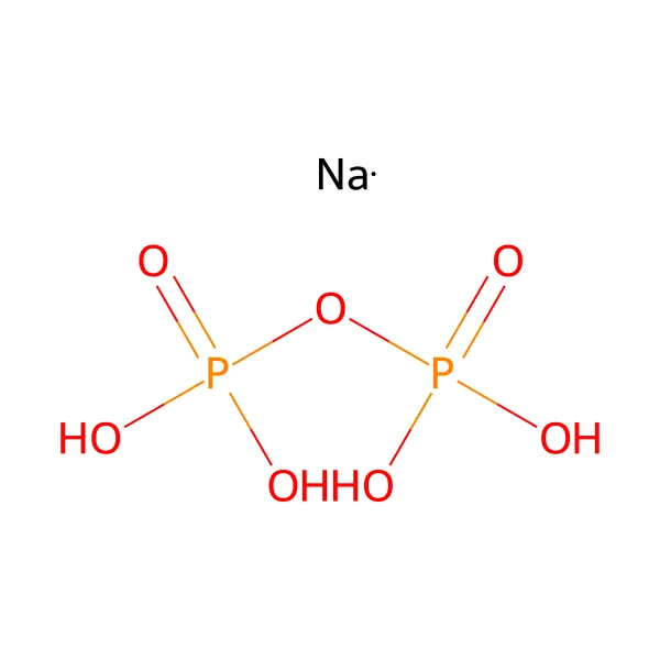 Disodyum Pirofosfat molekül yapısı — CAS 7758-16-9