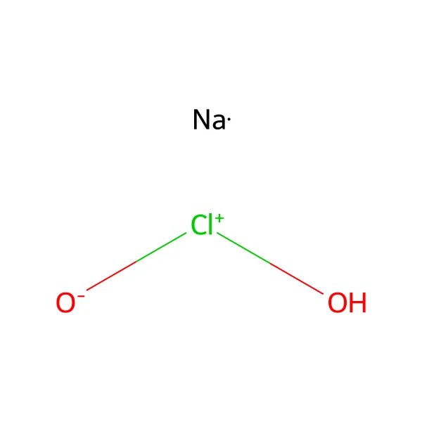 Sodyum klorit molekül yapısı — CAS 7758-19-2