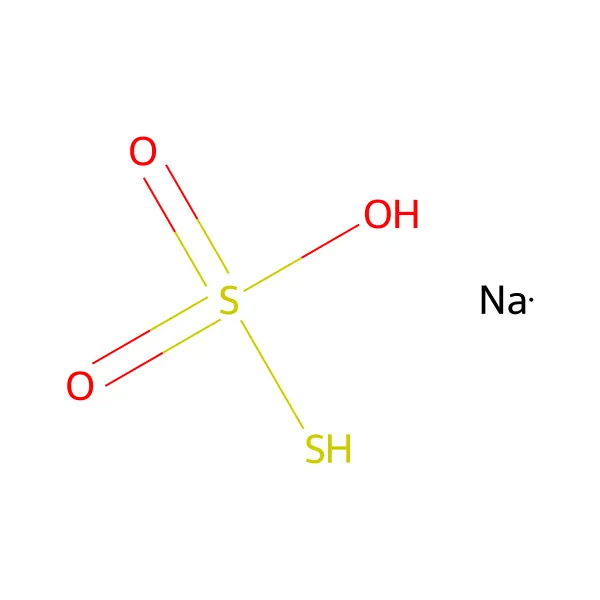 Sodyum tiyosülfat molekül yapısı — CAS 7772-98-7