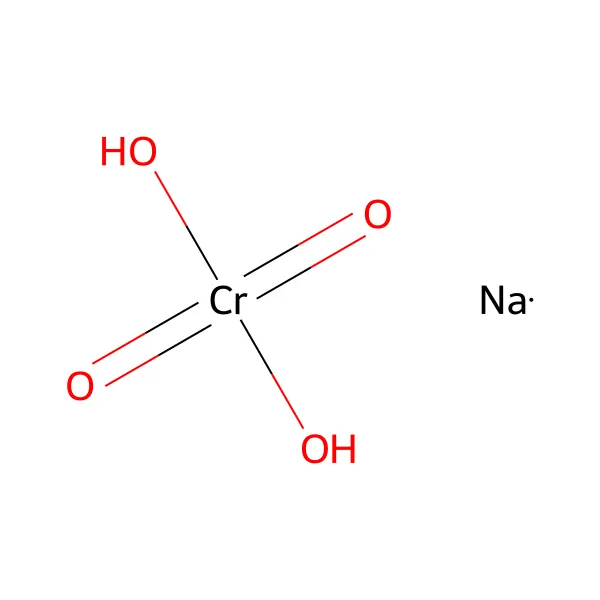 Sodyum kromat molekül yapısı — CAS 7775-11-3