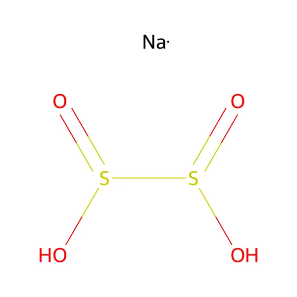 Sodyum ditiyonit molekül yapısı — CAS 7775-14-6