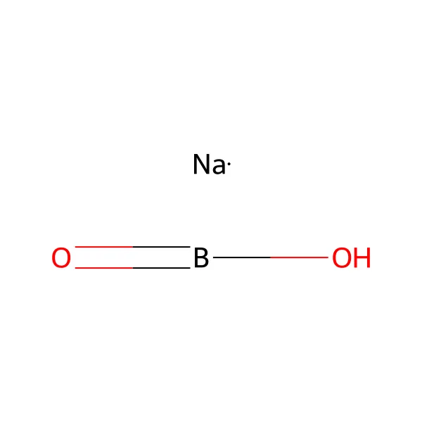 Sodyum metaborat molekül yapısı — CAS 7775-19-1