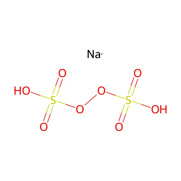 Sodyum persülfat molekül yapısı — CAS 7775-27-1
