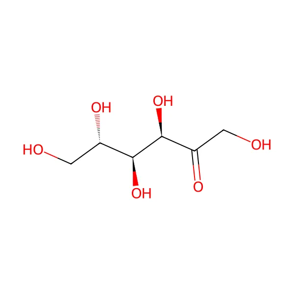 L-fruktoz molekül yapısı — CAS 7776-48-9