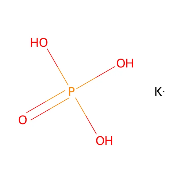 Tripotasyum fosfat molekül yapısı — CAS 7778-53-2