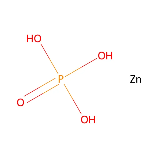 Çinko fosfat molekül yapısı — CAS 7779-90-0