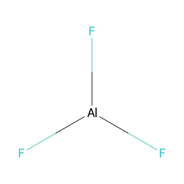 Alüminyum florür molekül yapısı — CAS 7784-18-1