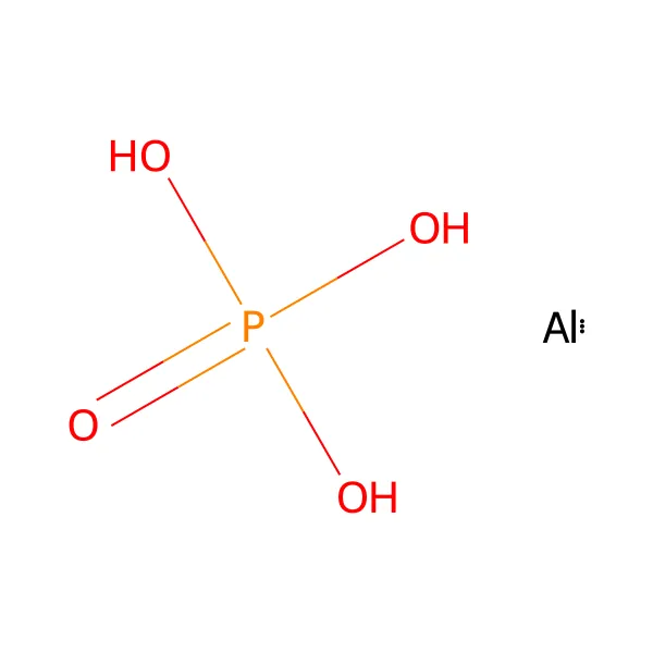 Alüminyum fosfat molekül yapısı — CAS 7784-30-7