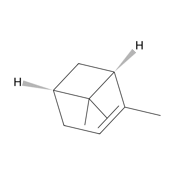 L-alfa-pinen molekül yapısı — CAS 7785-26-4