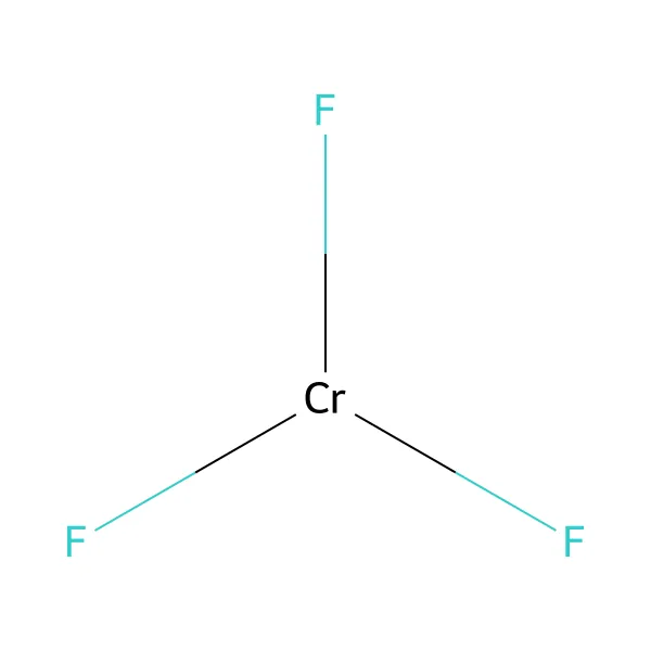 Krom triflorür molekül yapısı — CAS 7788-97-8