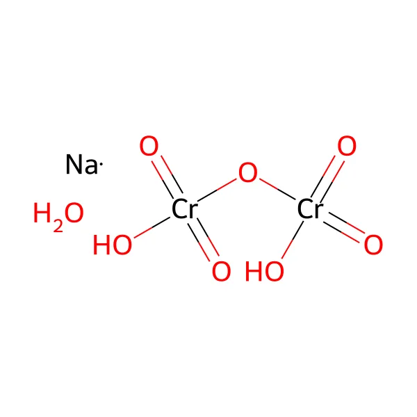 Sodyum dikromat dihidrat molekül yapısı — CAS 7789-12-0