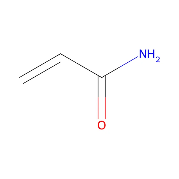 Akrilamid molekül yapısı — CAS 79-06-1
