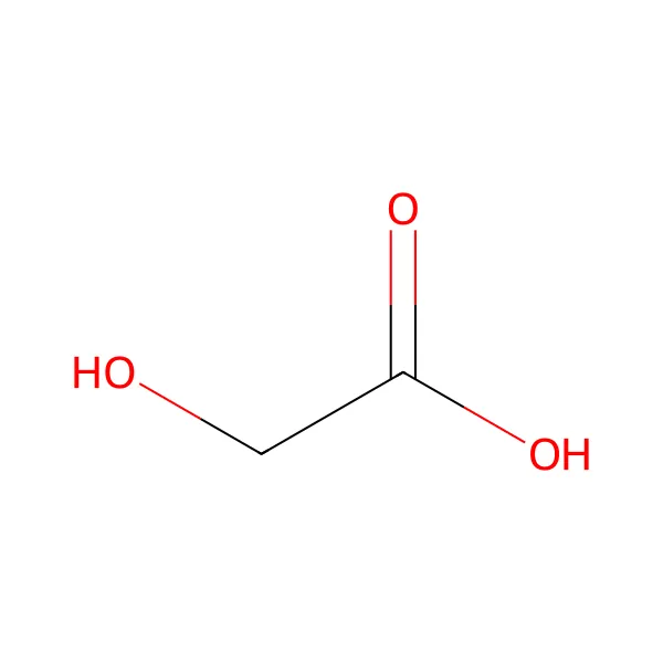 Glikolik asit molekül yapısı — CAS 79-14-1