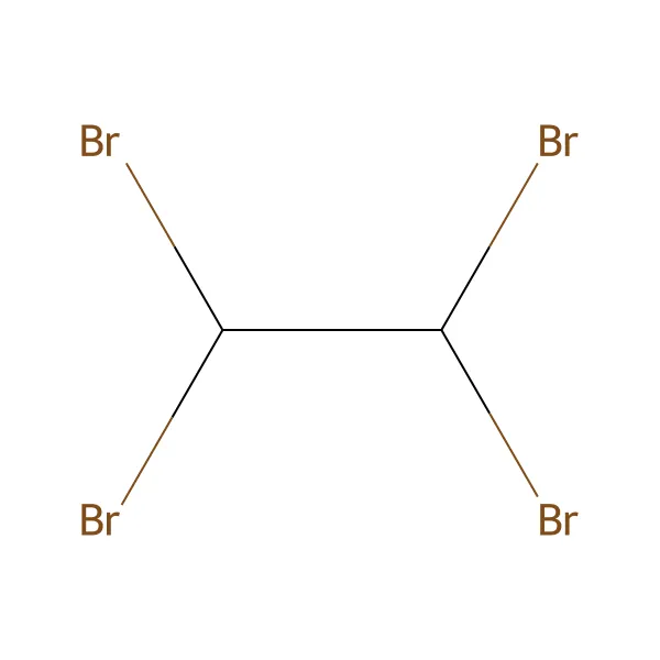 1,1,2,2-Tetrabromoetan molekül yapısı — CAS 79-27-6