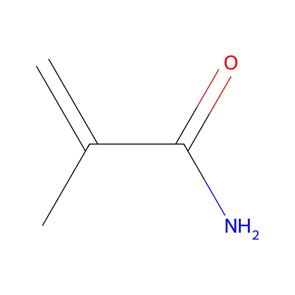 Metakrilamid molekül yapısı — CAS 79-39-0