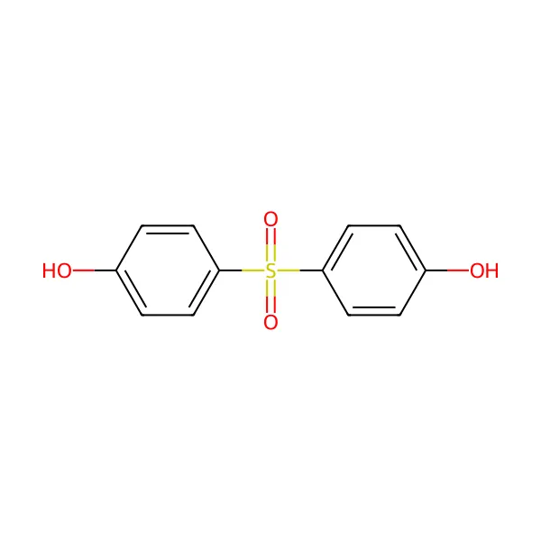4,4'-Sülfonildifenol molekül yapısı — CAS 80-09-1