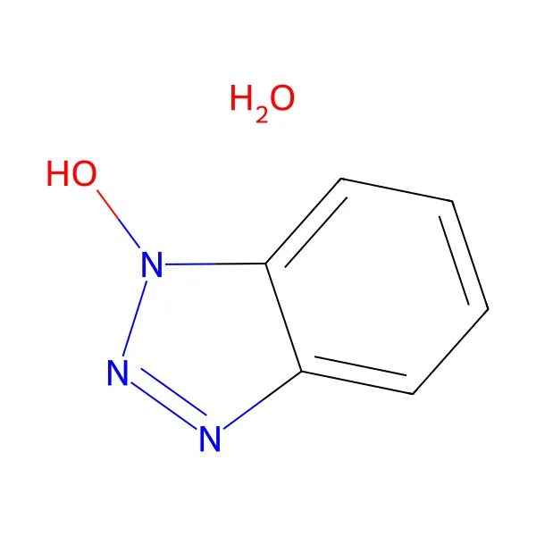 1-hidroksibenzotriazol hidrat molekül yapısı — CAS 80029-43-2