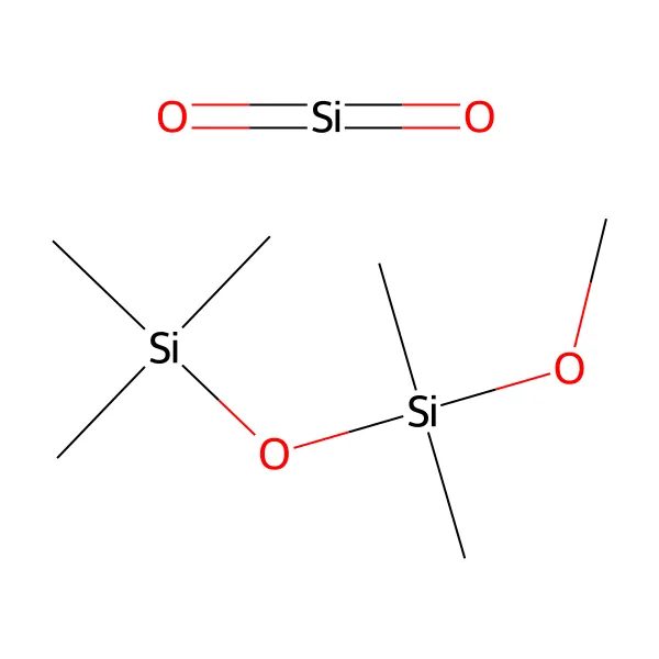Simetikon molekül yapısı — CAS 8050-81-5