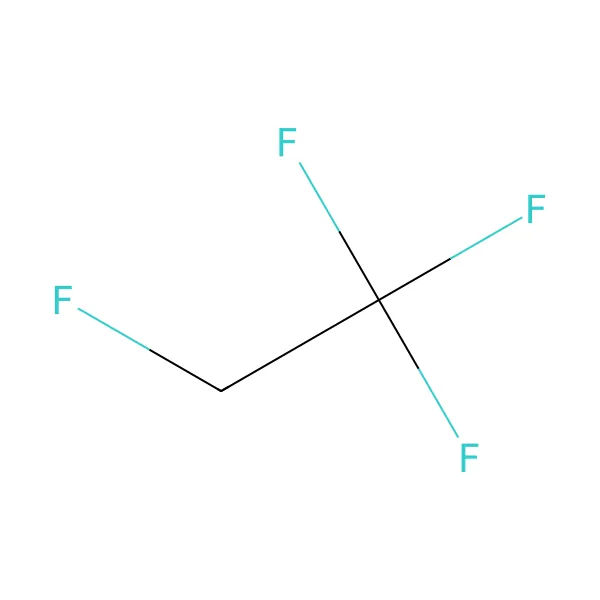1,1,1,2-Tetrafloroetan molekül yapısı — CAS 811-97-2