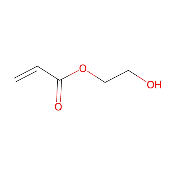 2-Hidroksietil akrilat molekül yapısı — CAS 818-61-1