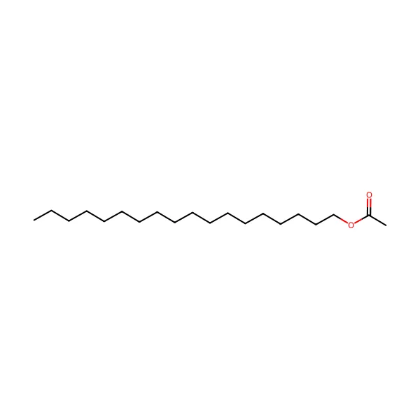 Stearil asetat molekül yapısı — CAS 822-23-1