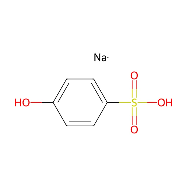 Sodyum p-fenolsülfonat molekül yapısı — CAS 825-90-1