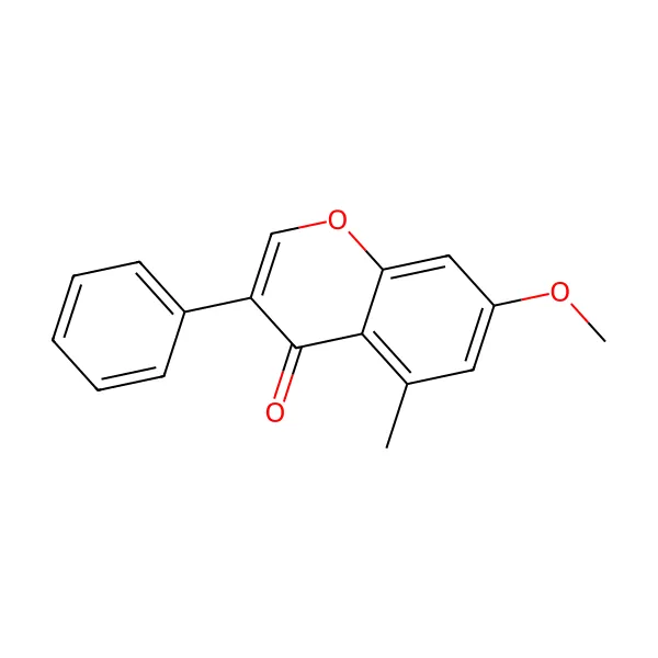 5-Metil-7-metoksiizoflavon molekül yapısı — CAS 82517-12-2
