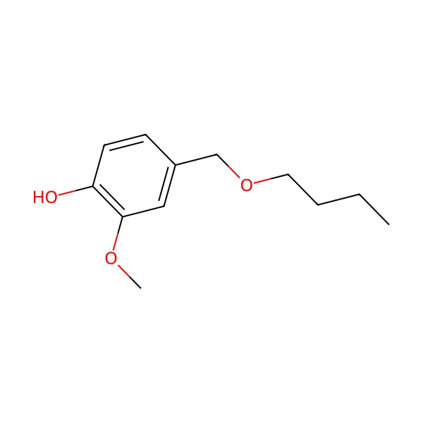Vanilil bütil eter molekül yapısı — CAS 82654-98-6