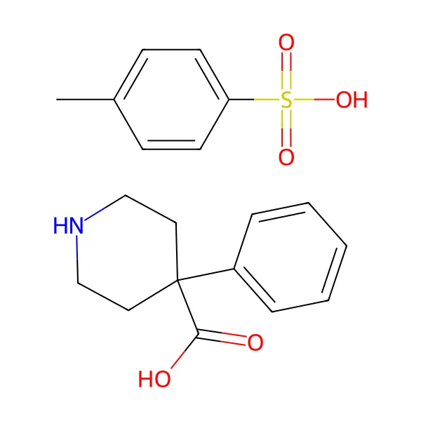 4-fenilpiperidin-4-karboksilik asit molekül yapısı — CAS 83949-32-0