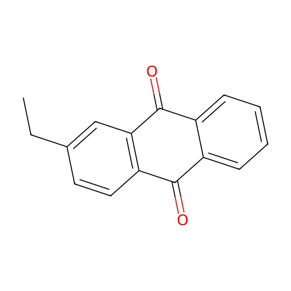 2-Etilantrakinon molekül yapısı — CAS 84-51-5