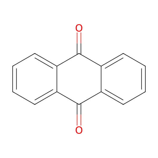 Antrakinon molekül yapısı — CAS 84-65-1