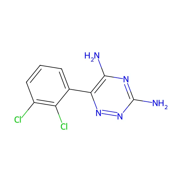 Lamotrijin molekül yapısı — CAS 84057-84-1