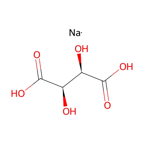 Sodyum tartarat molekül yapısı — CAS 868-18-8