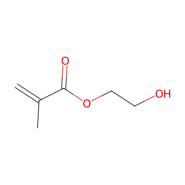 2-Hidroksietil metakrilat molekül yapısı — CAS 868-77-9