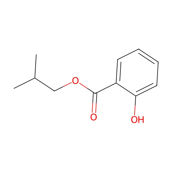 İzobütil salisilat molekül yapısı — CAS 87-19-4