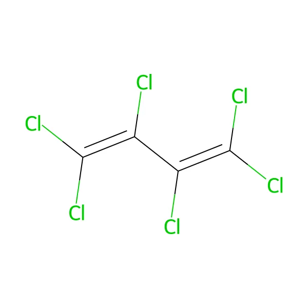 Hekzaklorobütadien molekül yapısı — CAS 87-68-3