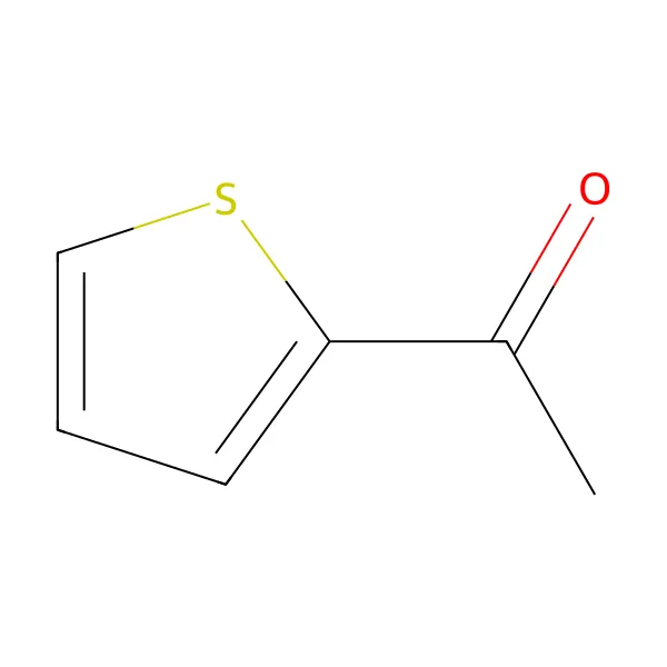 2-Asetiltiyofen molekül yapısı — CAS 88-15-3